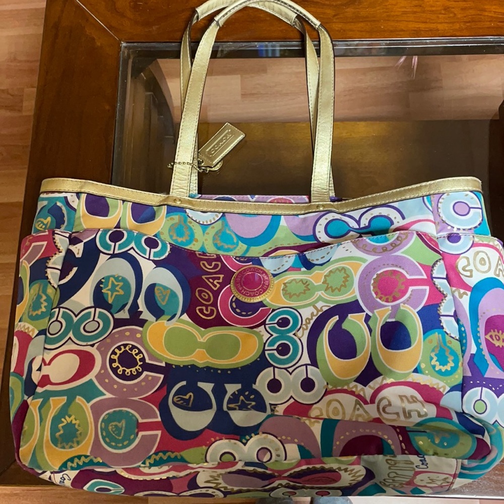 Coach bag diaper bag